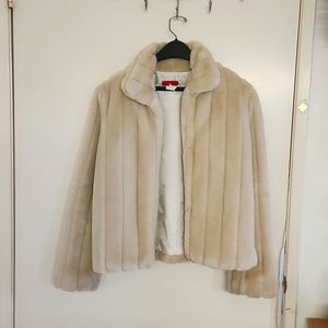 Beige Fluffy Coat